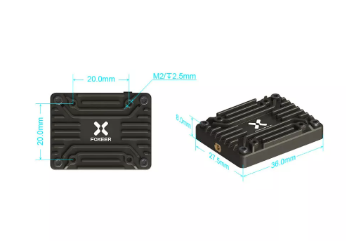 Video transmitter for FPV Foxeer Reaper Extreme V2 5.8G 2.5W VTX1